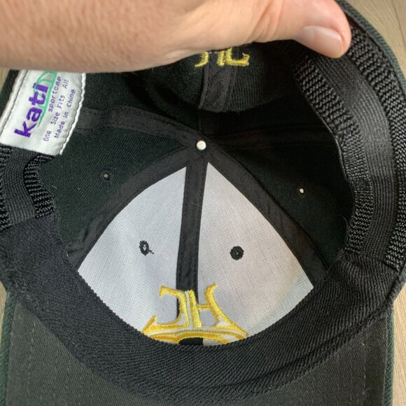 Hill Country Cycles Black Cap Hat Adjustable Baseball HCC - Picture 10 of 11